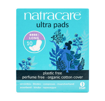 Natracare - ultra pads w wings long 10 ct For Discount