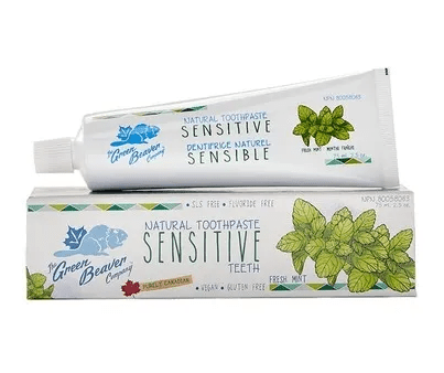 Green beaver - sensitive natural toothpaste   mint - 75 ml For Sale