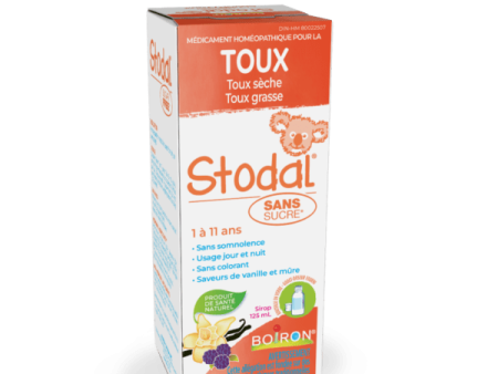 Boiron - stodal sugar-free cough syrup   vanilla blackberry 125 ml Online Sale