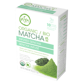 Aiya - organic matcha infused sencha 10bg on Sale