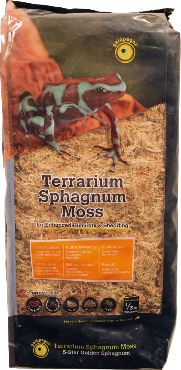 Galapagos - Terrarium Sphagnum Moss Premium Golden Discount