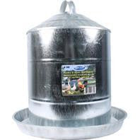 Millside Industries - Double Wall Cone Top Galvanized Poultry Fountain For Cheap