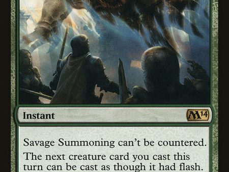 Savage Summoning [Magic 2014] Sale