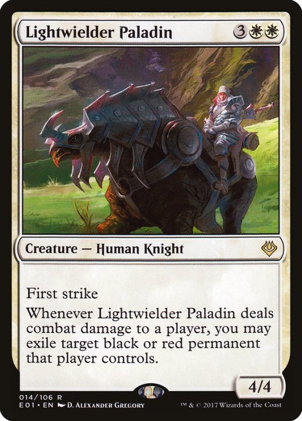 Lightwielder Paladin [Archenemy: Nicol Bolas] For Sale