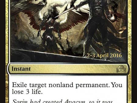 Anguished Unmaking [Shadows over Innistrad Prerelease Promos] Hot on Sale