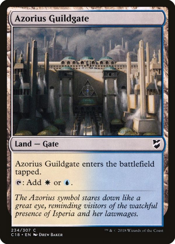 Azorius Guildgate [Commander 2018] Online Sale