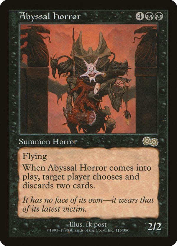 Abyssal Horror [Urza s Saga] Discount