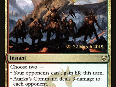 Atarka s Command [Dragons of Tarkir Prerelease Promos] on Sale