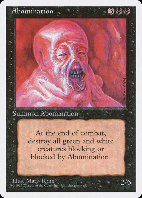 Abomination [Fourth Edition] Discount