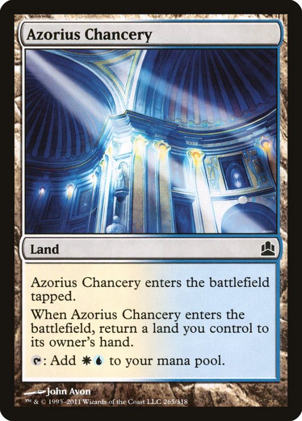 Azorius Chancery [Commander 2011] Hot on Sale