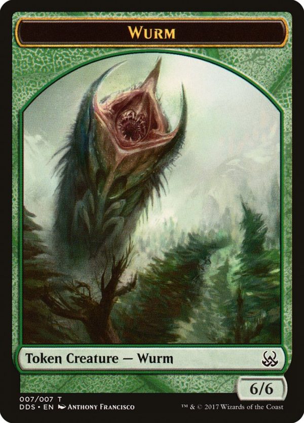 Wurm Token [Duel Decks: Mind vs. Might Tokens] Online